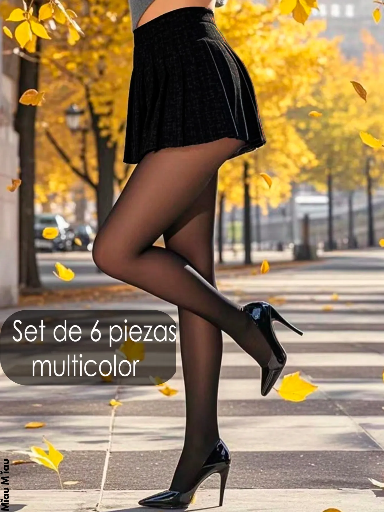 3307-UNI-NEGRO 6 PIEZAS 4663